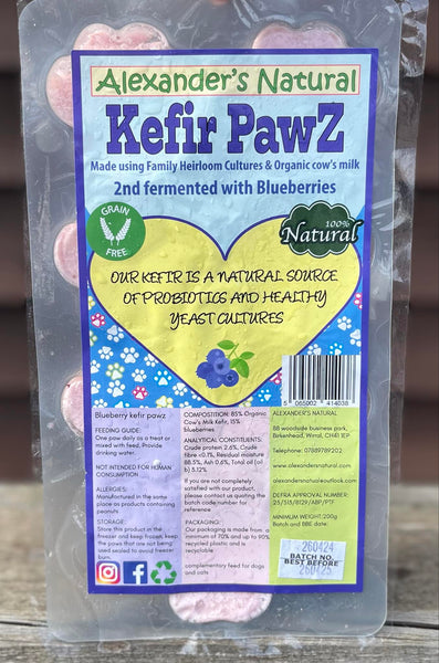 Alexander's Natural Blueberry Kefir Paws 220ml