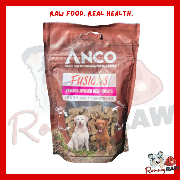 Anco Fusions - Venison Infused Beef Treats - 100g