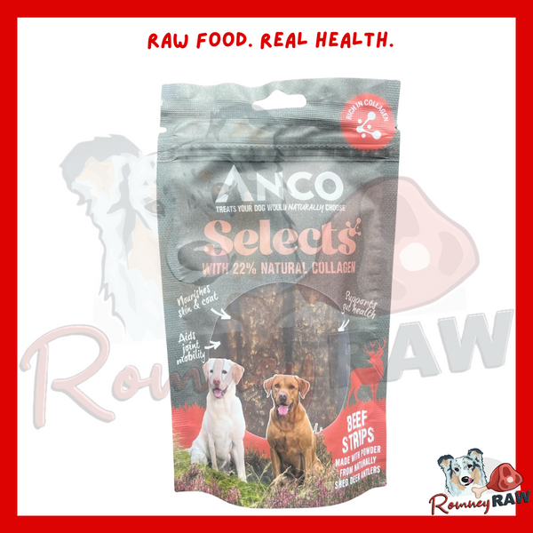 Anco Naturals Selects - Beef Strips with Collagen - 85g