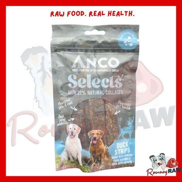 Anco Naturals Selects - Duck Strips with Collagen - 85g