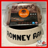 Benyfit Natural - Turkey Meat Feast Complete 80/10/10 Dog Food - 1kg