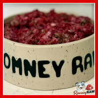 Betsy's Raw Dog Food - Yummy Beef - Complete 80/10/10 - 1kg