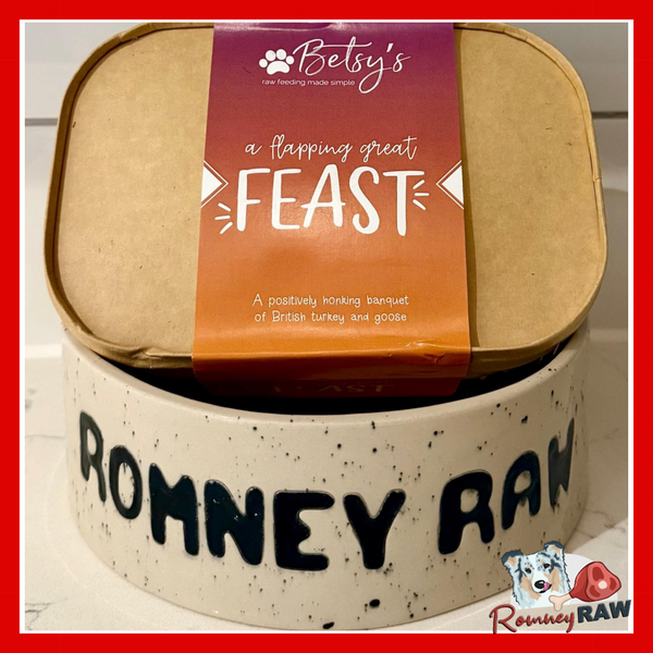 Betsy's Raw Dog Food - A Flapping Great Feast - Complete 80/10/10 - 1kg