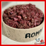 Betsy's Raw Dog Food - Quacking Red Meat - Complete 80/10/10 - 1kg