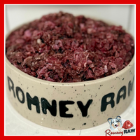 Betsy's Raw Dog Food - Quacking Red Meat - Complete 80/10/10 - 1kg