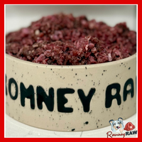 Betsy's Raw Dog Food - Quacking Red Meat - Complete 80/10/10 - 1kg