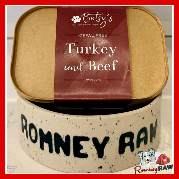 Betsy's Raw Dog Food - Turkey & Beef Offal Free Mince  - 1kg