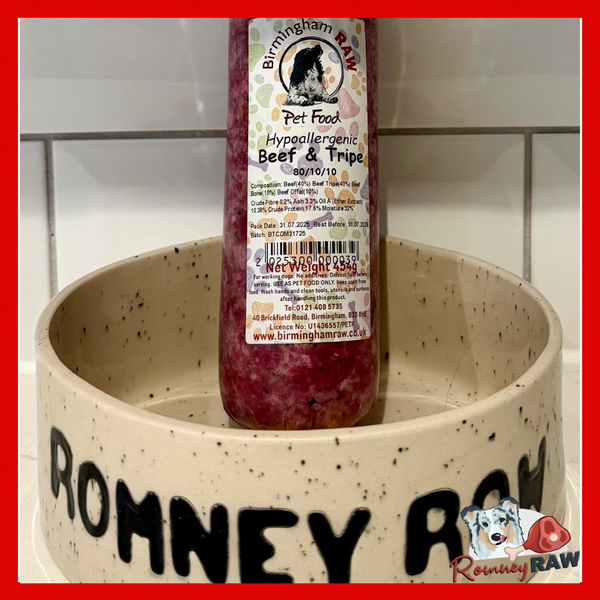 Birmingham Raw Pet Food - Beef & Tripe - Complete - 454g