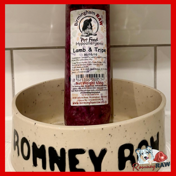 Birmingham Raw Pet Food - Lamb & Tripe - Complete - 454g