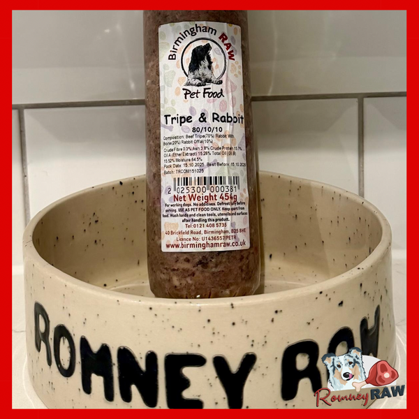 Birmingham Raw Pet Food - Tripe & Rabbit - Complete - 454g