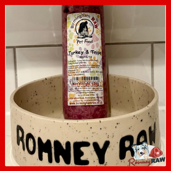 Birmingham Raw Pet Food - Turkey & Tripe - Complete - 454g