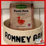 Albion Pet Foods - Buddys Choice - Purely Duck 80/10/10 - 454g