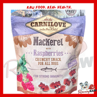 Carnilove Crunchy Snacks - Small Bites - Mackerel with Raspberries - 200g