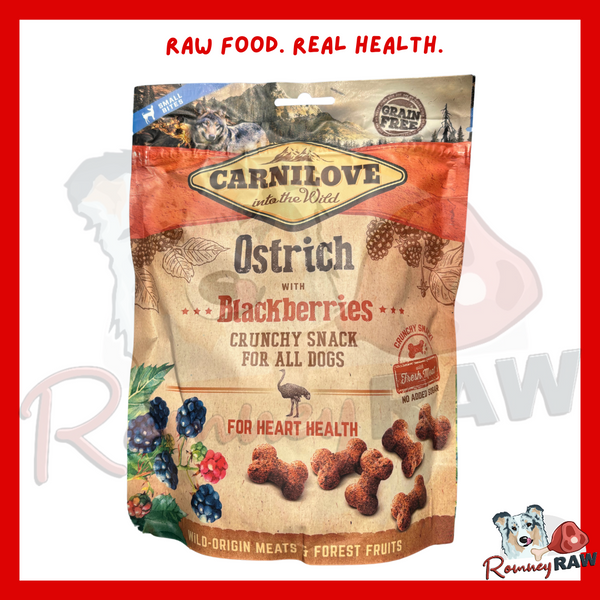Carnilove Crunchy Snacks - Small Bite - Ostrich with Blackberries - 200g
