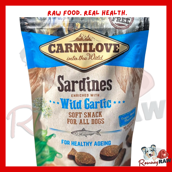 Carnilove Soft Snacks - Sardines with Wild Garlic - 200g