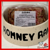 Durham Animal Feeds - Beef & Heart Mince - 454g