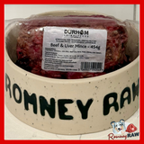 Durham Animal Feeds - Beef & Liver Mince - 454g