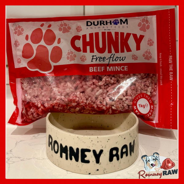 Durham Animal Feeds - Chunky Free Flow - Beef Mince - 1kg