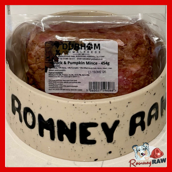 Durham Animal Feeds - Duck & Pumpkin Mince - 454g