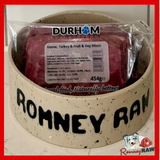 Durham Animal Feeds - Goose and Turkey Mince with Fruit & Veg - 454g