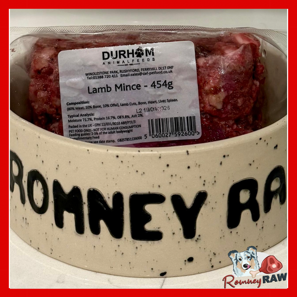 Durham Animal Feeds - Lamb Mince - 454g