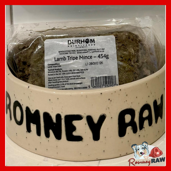 Durham Animal Feeds - Lamb Tripe Mince - 454g
