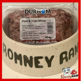 Durham Animal Feeds - Pork & Tripe Mince - 454g