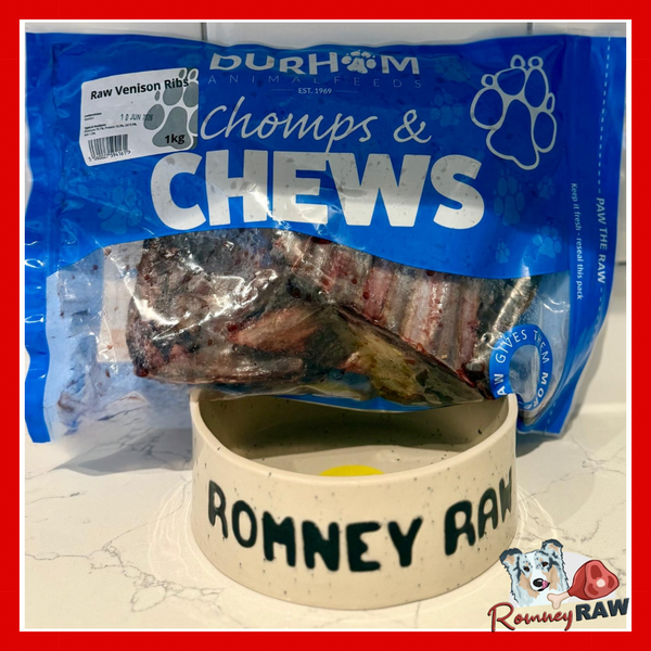 Durham Animal Feeds - Raw Venison Ribs - 1kg