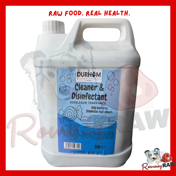 Durham Animal Feeds - Cleaner & Disinfectant Solution - Bubble Gum - 5 Litre