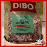 DIBO Dog Food - Duck, Beef & Offal Freeflow - 80/10/10 Complete - 1kg