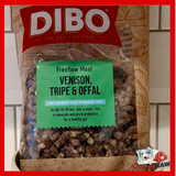 DIBO Dog Food - Venison, Tripe & Offal Freeflow - 80/10/10 Complete - 1kg