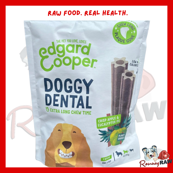 Edgard Cooper - Doggy Dental Medium Sticks - Apple & Eucalyptus - 160g