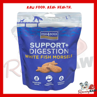 Fish 4 Dogs Support+ Digestion White Fish Morsels -  225g