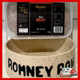 Henley Raw Dog Food - Just Beef - Complete 80/10/10 - 500g