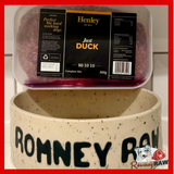 Henley Raw Dog Food - Just Duck - Complete 80/10/10 - 500g