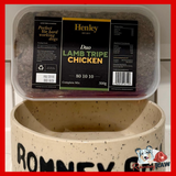 Henley Raw Dog Food - Duo Lamb Tripe & Chicken - Complete 80/10/10 - 500g