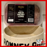 Henley Raw Dog Food - Meat, Heart & Lung - Complete 80/10/10 - 500g