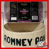Henley Raw Dog Food - Duo Rabbit & Ox - Complete 80/10/10 - 500g
