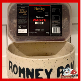 Henley Raw Dog Food - Deluxe Wagyu Beef - Complete 80/10/10 - 500g