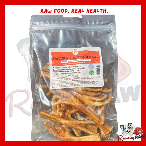 JR Pet Products - Natural Chicken Feet - 10 Pack