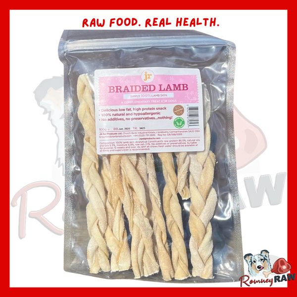 JR Pet Products - Braided Lamb - 100g