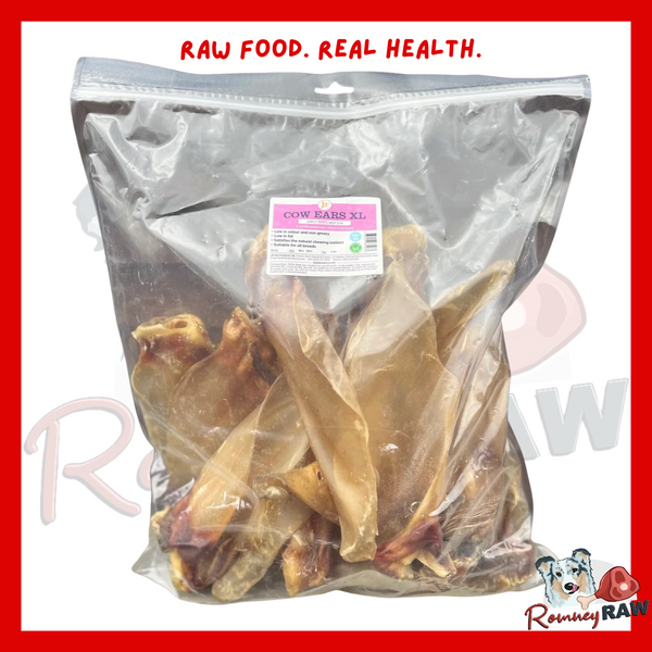 JR Pet Products - XL Cows Ear - 15 Pack