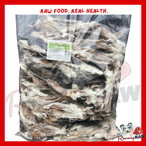 JR Pet Products - Rabbit Ears with Hair - 4kg