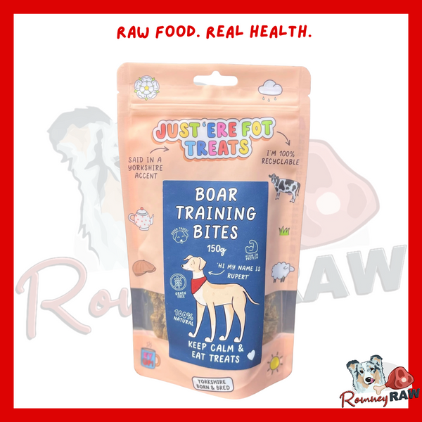 Just 'Ere Fot Treats - Boar Training Bites - 150g