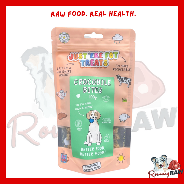 Just 'Ere Fot Treats - Crocodile Training Bites - 100g