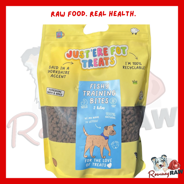 Just 'Ere Fot Treats - Fishy Training Bites - 2kg