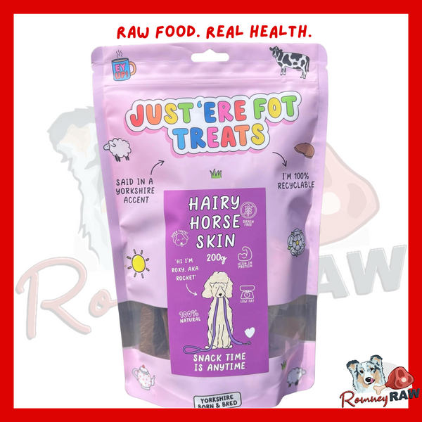 Just 'Ere Fot Treats - Hairy Horse Skins - 200g