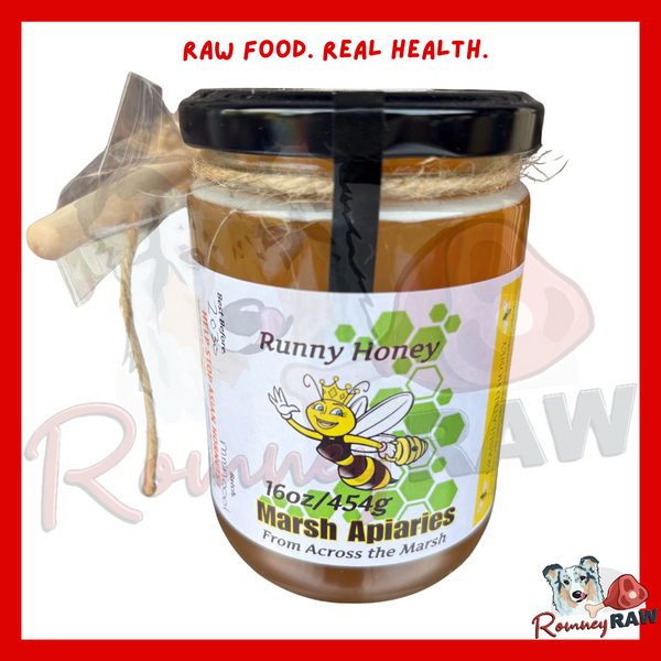 Marsh Apiaries - Locally Made Runny Honey - 16oz Jar