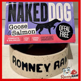 Naked Dog Raw - Goose & Salmon - Offal Free - 2 x 500g
