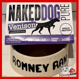 Naked Dog Raw - Pure Venison - 2 x 500g